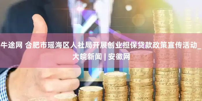 牛途网 合肥市瑶海区人社局开展创业担保贷款政策宣传活动_大皖新闻 | 安徽网