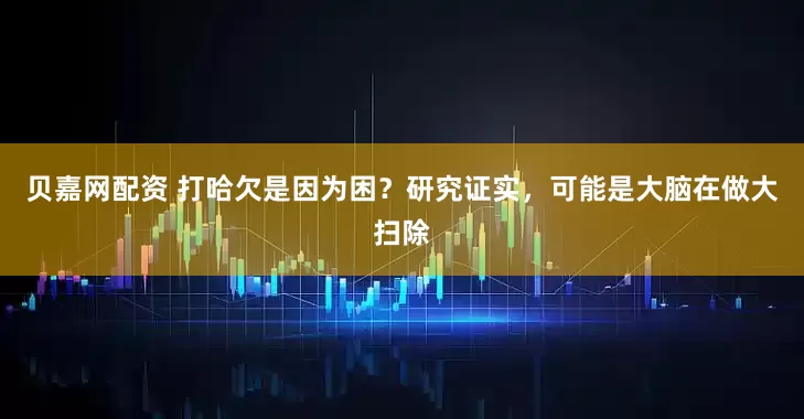 贝嘉网配资 打哈欠是因为困？研究证实，可能是大脑在做大扫除